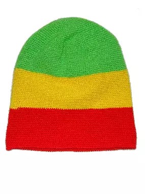 Męska czapka beanie rasta reggae Jamajka na zimę ręcznie robiona